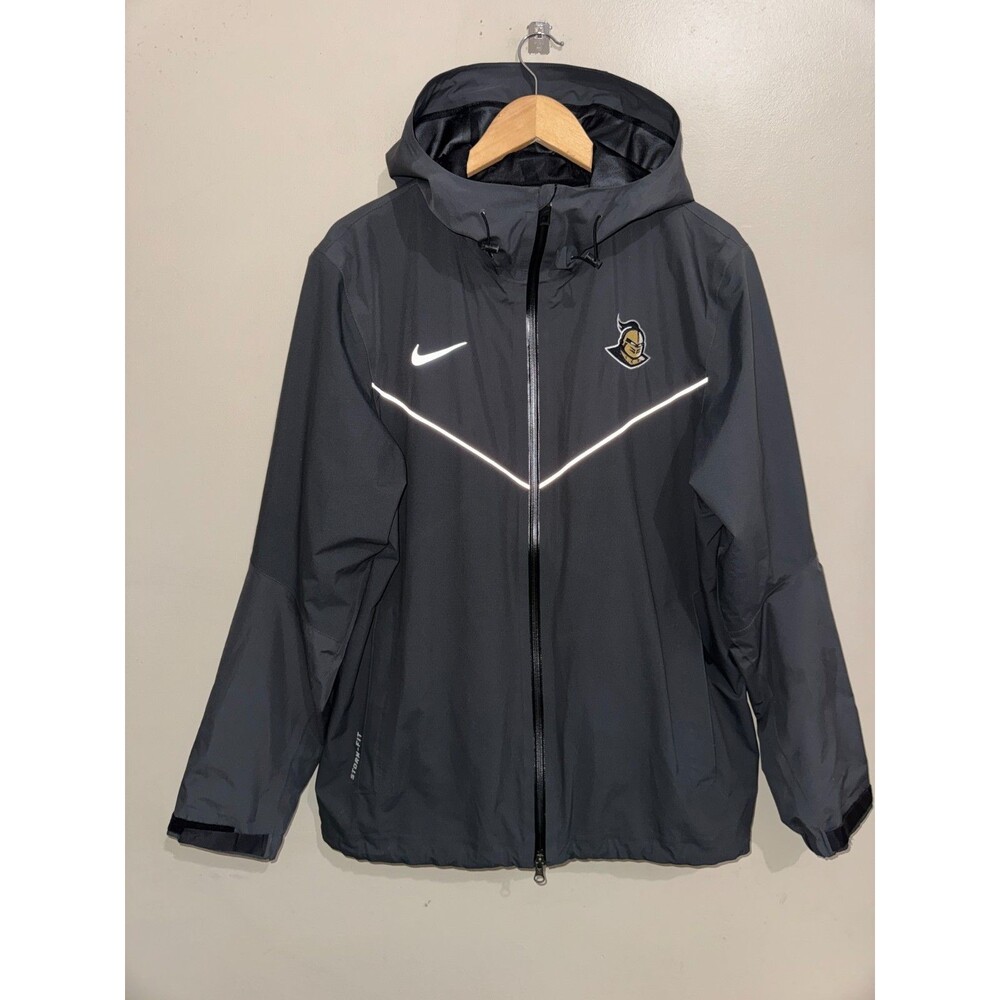 Nike UCF Knights Storm-Fit Team Issue PE Rain Windbreaker Jacket Mens L NCAA